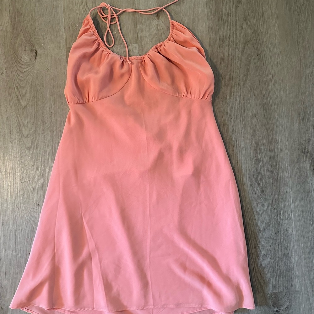 SOLD: Abercrombie Halter Ruched Mini Dress (NWT)